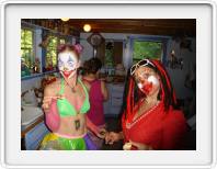 clowns in the kitchen