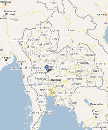 Nakhon Sawan Location