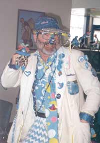 Mr. Turquoise Having Fun