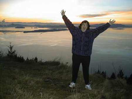 Barb At Sunset