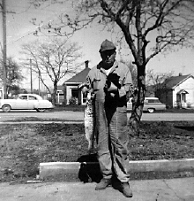 Dad with his dog